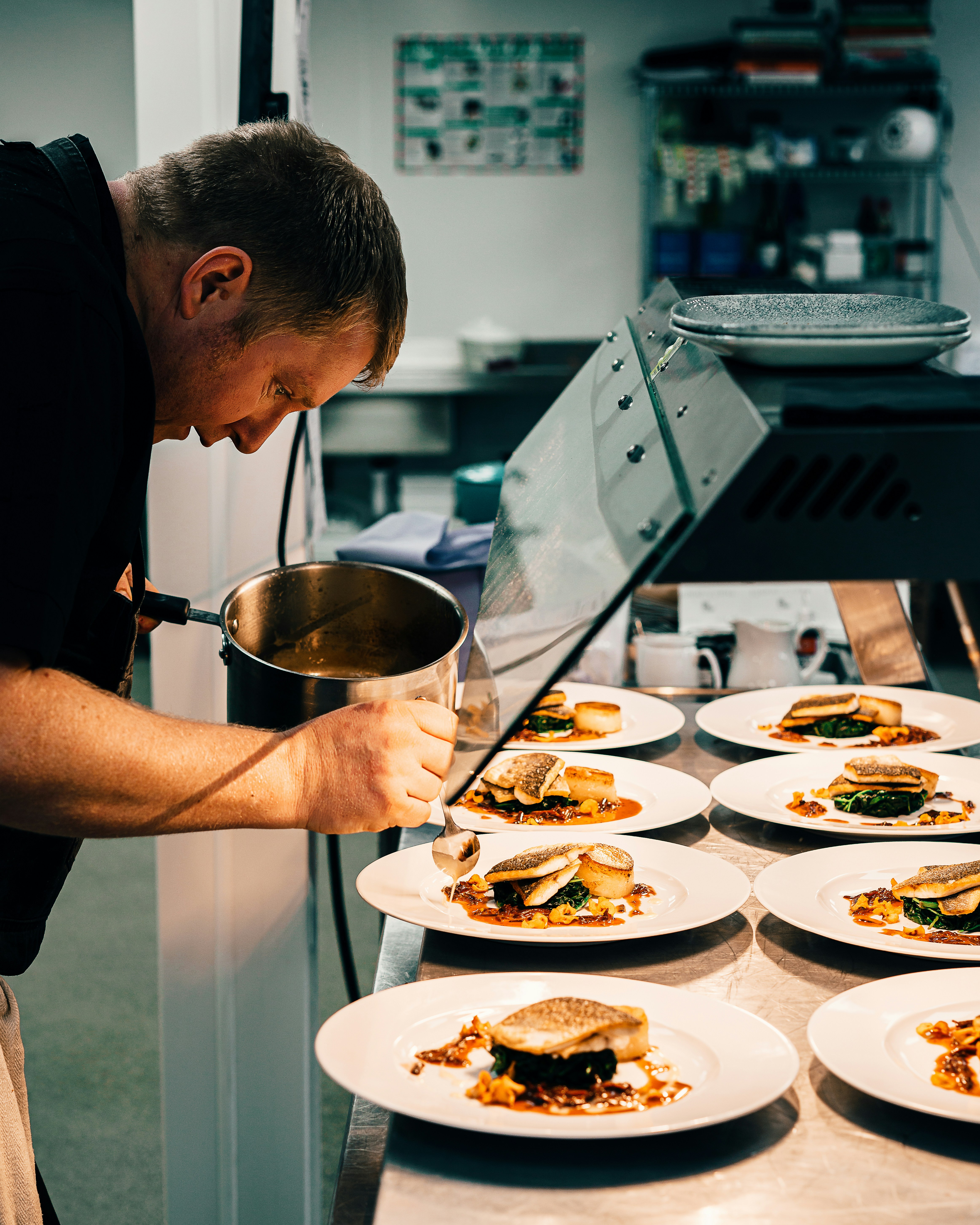 Chef bei der Arbeit